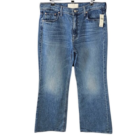 MOTHER Superior Womens The Bookie Flood Jeans, Deans List, High Rise, Boot, 31 - Picture 2 of 13